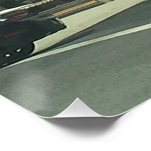 Los Angeles Retro Kijk Poster (Hoek)