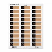 Los Angeles Return Address Label (Full Sheet)
