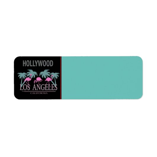 Los Angeles Return Address Label (Voorkant)
