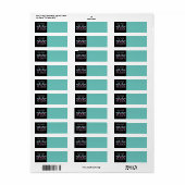 Los Angeles Return Address Label (Full Sheet)