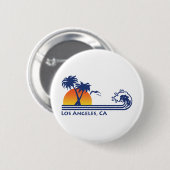 Los Angeles Ronde Button 5,7 Cm (Voorkant /achterkant)