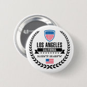 Los Angeles Ronde Button 5,7 Cm (Voorkant /achterkant)