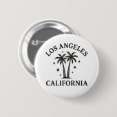 Los Angeles Ronde Button 5,7 Cm (Voorkant /achterkant)