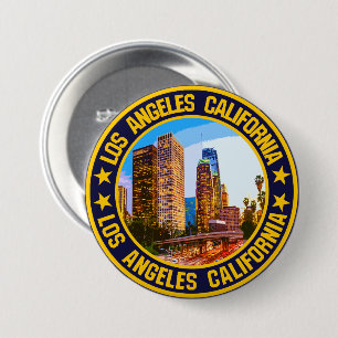 Los Angeles Ronde Button 7,6 Cm