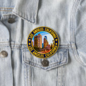 Los Angeles Ronde Button 7,6 Cm (In situ)