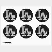 Los Angeles Ronde Sticker (Vel)
