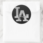 Los Angeles Ronde Sticker (Tas)