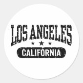 Los Angeles Ronde Sticker (Voorkant)