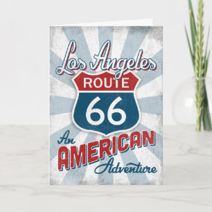 Los Angeles Route 66  Amerika Californië Kaart
