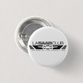LOS ANGELES SAAB CLUB PIN RONDE BUTTON 3,2 CM (Voorkant /achterkant)
