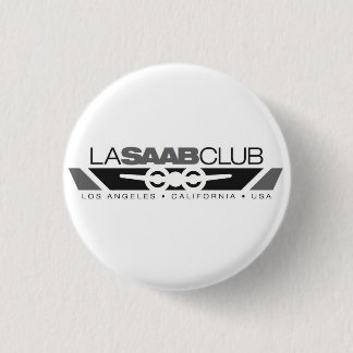 LOS ANGELES SAAB CLUB PIN RONDE BUTTON 3,2 CM
