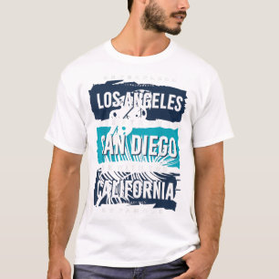 Los Angeles San Diego Californische kust T-shirt