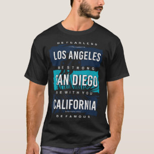 Los Angeles San Diego Californische kust T-shirt