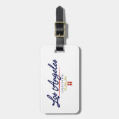 Los Angeles Script Bagagelabel (Voorkant verticaal)