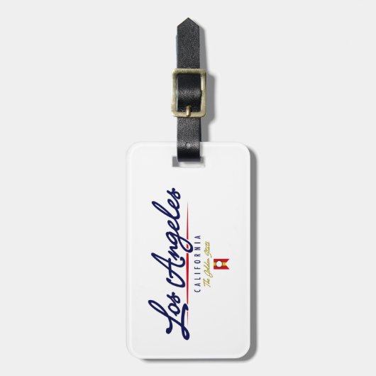 Los Angeles Script Bagagelabel (Voorkant verticaal)