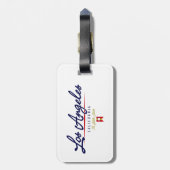 Los Angeles Script Bagagelabel (Achterkant verticaal)