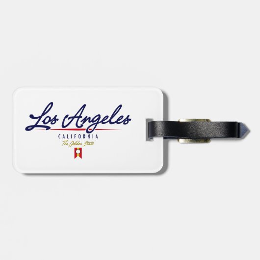 Los Angeles Script Bagagelabel (Achterkant horizontaal)