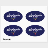Los Angeles Script Ovale Sticker (Vel)