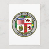 Los Angeles Seal Briefkaart (Voorkant)
