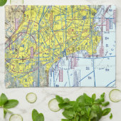 Los Angeles Sectional Chart Theedoek (Gevouwen)