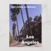 Los Angeles, sight seeing on Melrose Briefkaart (Voorkant)