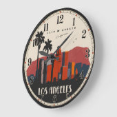Los Angeles Skyline Art Deco Grote Klok (Hoek)