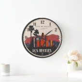 Los Angeles Skyline Art Deco Grote Klok (Huis)