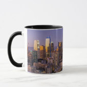 Los Angeles Skyline bij schemering, Mok koffie (Links)