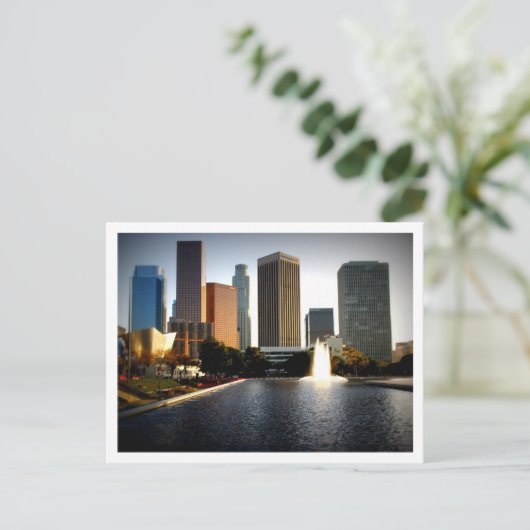 Los Angeles Skyline Briefkaart (Staand voorkant)