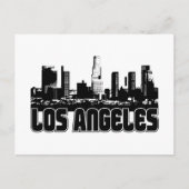Los Angeles Skyline Briefkaart (Voorkant)
