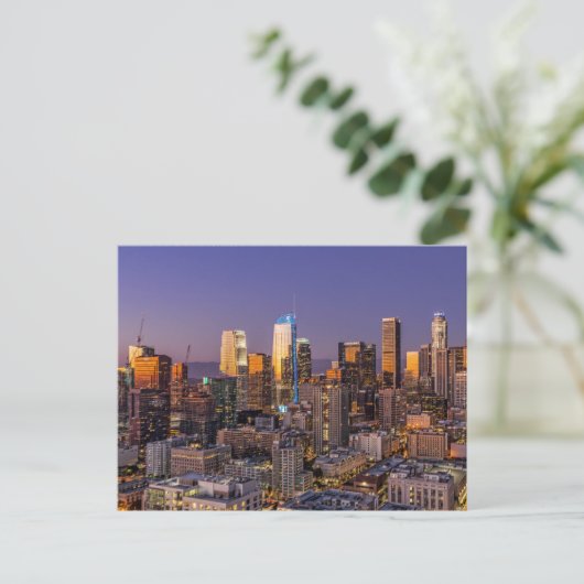 Los Angeles Skyline Briefkaart (Staand voorkant)