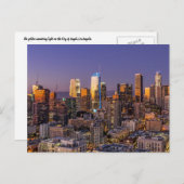 Los Angeles Skyline Briefkaart (Voorkant / Achterkant)