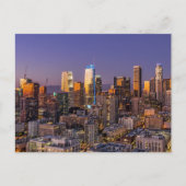 Los Angeles Skyline Briefkaart (Voorkant)