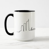 Los Angeles Skyline California La City Souvenir Mok (Links)