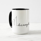 Los Angeles Skyline California La City Souvenir Mok (Voorkant links)