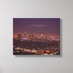 Los Angeles Skyline Canvas Afdruk