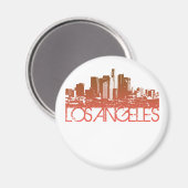 Los Angeles Skyline Design Magneet (Voorkant / Achterkant)