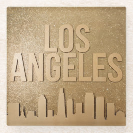 Los Angeles Skyline Gold Onderzetters