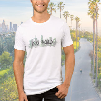 Los Angeles Skyline grafisch T-shirt