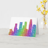 Los Angeles skyline Kaart (Gele Bloem)