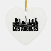 Los Angeles Skyline Keramisch Ornament (Voorkant)