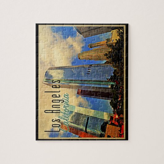 Los Angeles Skyline Legpuzzel (Verticaal)