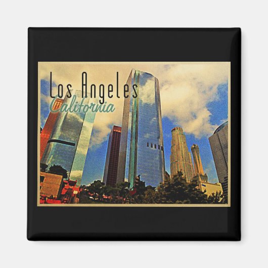 Los Angeles Skyline Magneet (Voorkant)