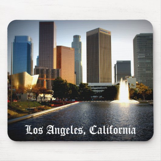 Los Angeles Skyline Mousepad Muismat (Voorkant)