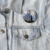 Los Angeles Skyline Ronde Button 5,7 Cm (In situ)