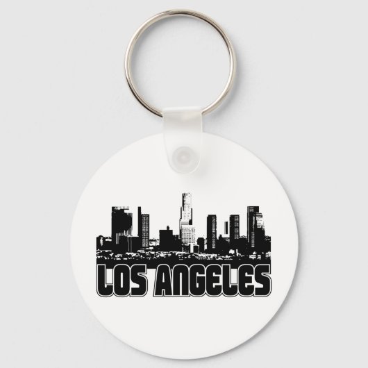 Los Angeles Skyline Sleutelhanger (Voorkant)