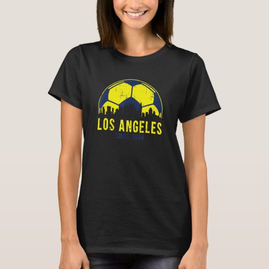 Los Angeles Skyline Voetbal FC Californië T-shirt (Voorkant)