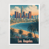 Los Angeles South Carolina Verenigde Staten Reisil Briefkaart (Voorkant)