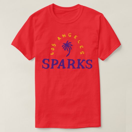 Los Angeles Spaaaarks 1 T-shirt (Design voorkant)