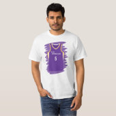 Los Angeles Sparks nummer 5 uniform T-shirt (Voorkant volledig)